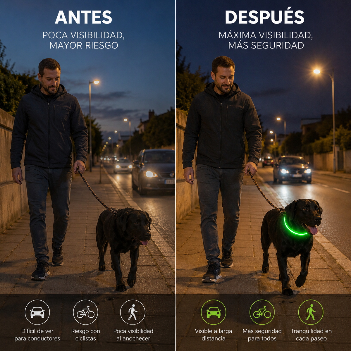 LumiPaw™ Collar LED 360°